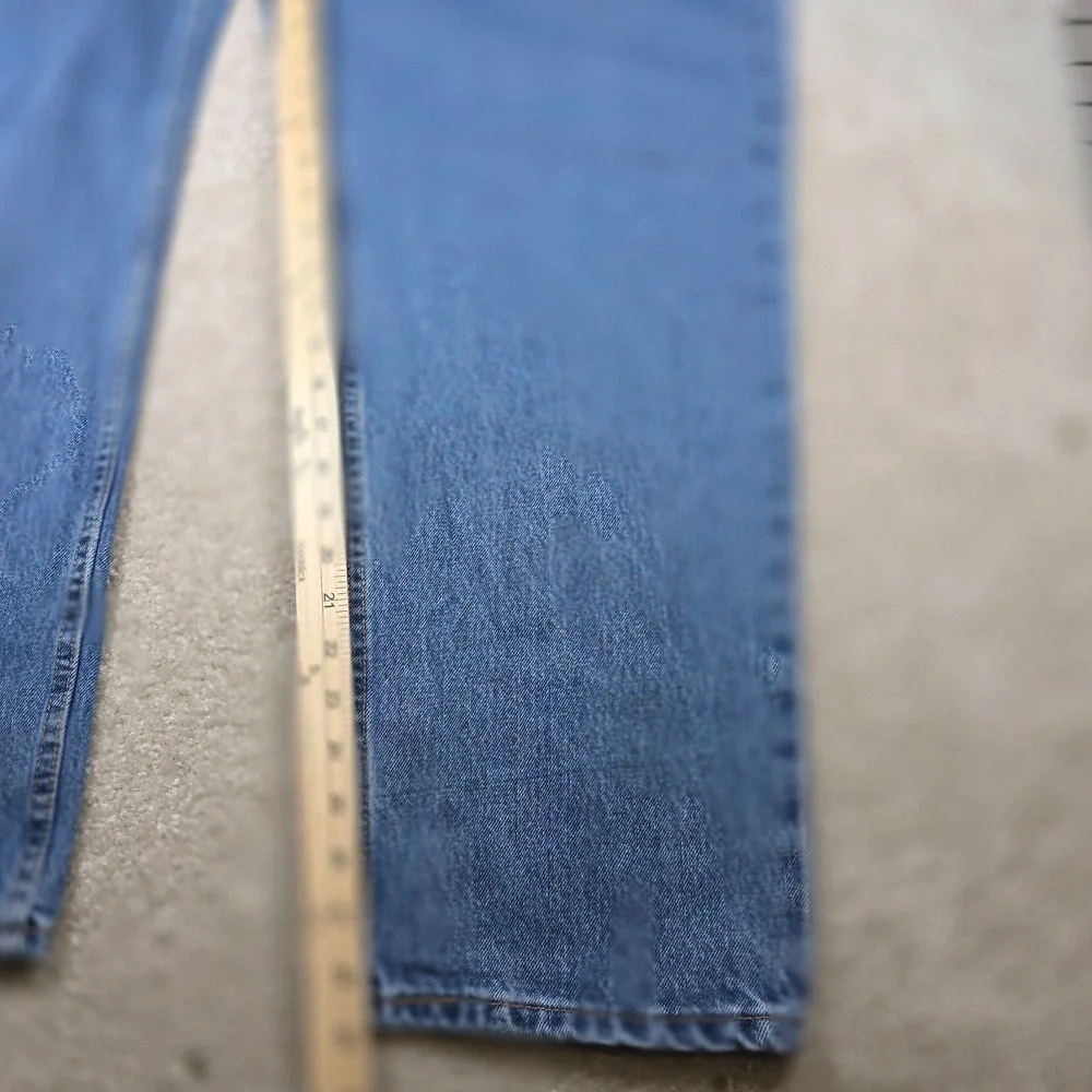 Levi's 550 Straight Jeans Mens‎ 42x30 Blue Denim Stone Wash Relaxed Fit Baggy